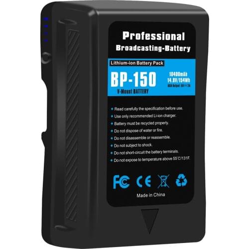 14.8v 154Wh V Mount Li-ion Battery Pack V Lock for LED photography light video Camera Camcorder for Sony camera BP battery