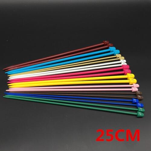 1Set 20PCs Multicolor Hook Knitting Needles Kit Tools DIY Crafts Accessories For Sweater Weave Sets 2mm-6.5mm