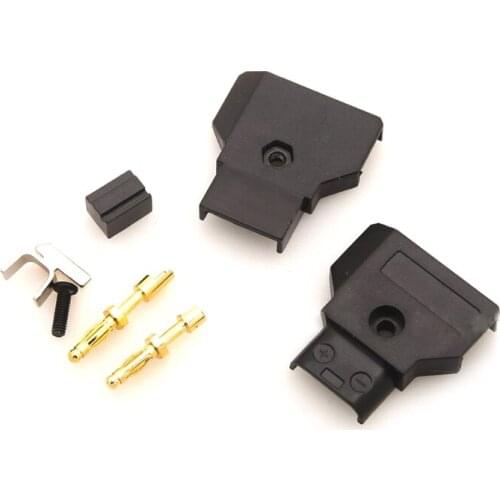 5 Pcs D-Tap Plug DIY For DSLR Rig Power Cable V-mount Anton Battery Male