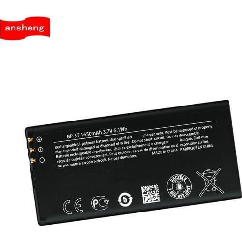 High Quality 1650mAh BP-5T battery for Nokia Lumia 820 Lumia 820T BP5T Mobile phone