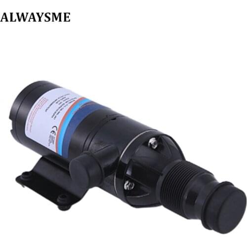 ALWAYSME 12V/24V Macerator Waste Grey Water Pump For RVs and Campers ,Marine ,Boat ,Home