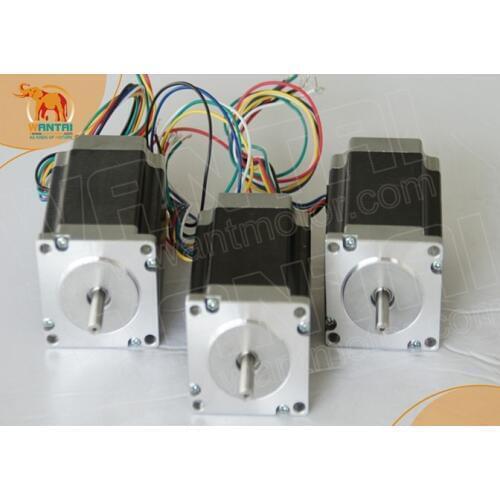 Russia Free! Wantai 3PCS Nema23 Stepper Motor 57BYGH627 270oz-in 3A 4leads ISO CE Rohz Top Quality Competitive Price