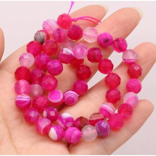 AAA Quality Faceted Austria Rondelle Agates Beads Spacer Crystal Bead for Jewelry Making Diy Bracelet Necklace Accessories