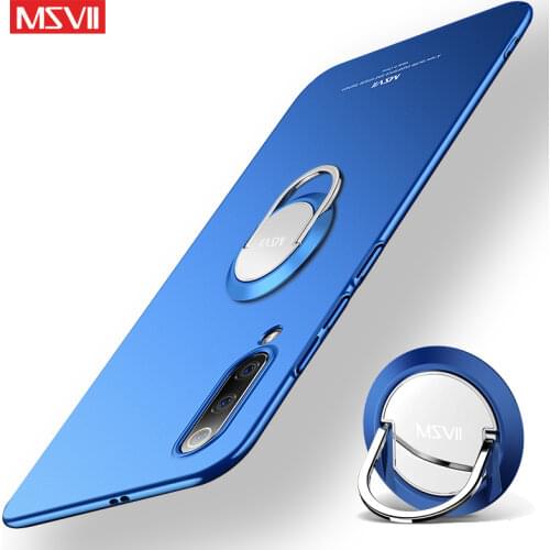 Mi9 Case MSVII Frosted Cover For Xiaomi Mi 9T Mi8 Pro Case Xiomi Mi 9 SE Ring Holder Cover For Xiaomi CC9 Pro Mi 8 9 Lite Cases