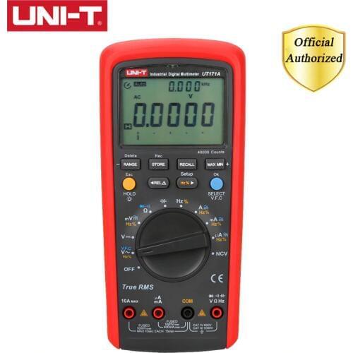 UNI-T UT171 Admittance 60K Counts Resistance Tester Original Measure Multimeters Series Industrial True RMS Digital Multimeters
