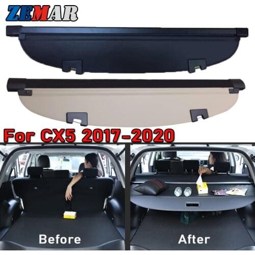 For CX-5 Mazda CX5 2020 2019 2018 2017 Rear Trunk Cargo Cover Partition Curtain Screen Shade Security Shield Car Accessories