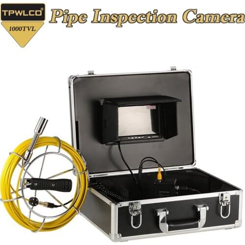 New Arrival 23mm Small Diameter Pipe Inspection Camera Waterproof Lens 20m/30m/40m/50m 7inch Pipeline Sewer Camera Endoscope