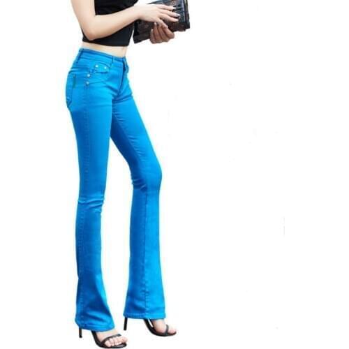 ENLU Women's Flared Trousers