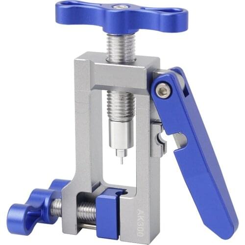 Aluminum Alloy Needle Driver Insertion Tool Bicycle Oil Tube Pushing Device Hydraulic Hose Insert Tool Brake Repair Tool Blue