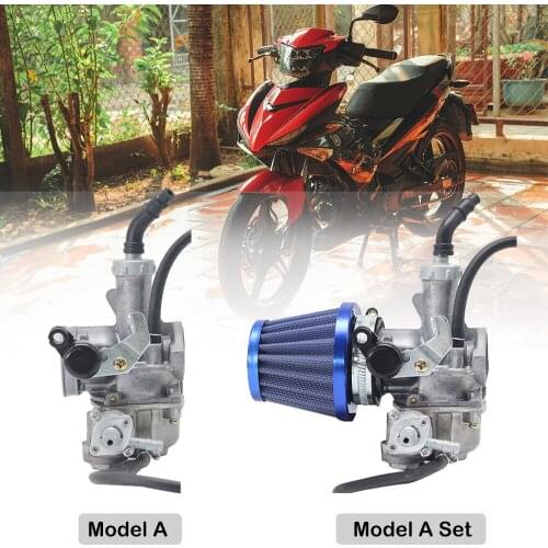 Alconstar- WAVE110 110cc 20mm Motorcycle Carburetor with 42mm Air Filter For AFX110 AFS110 AFP11RACING Carb Scooter Moped Racing