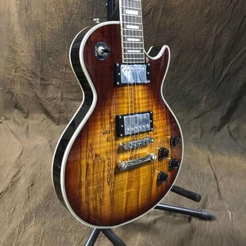 Hot Sale Chinese Factory Product Mahogany Body Maple Top Chrome Hardware Free Shipping