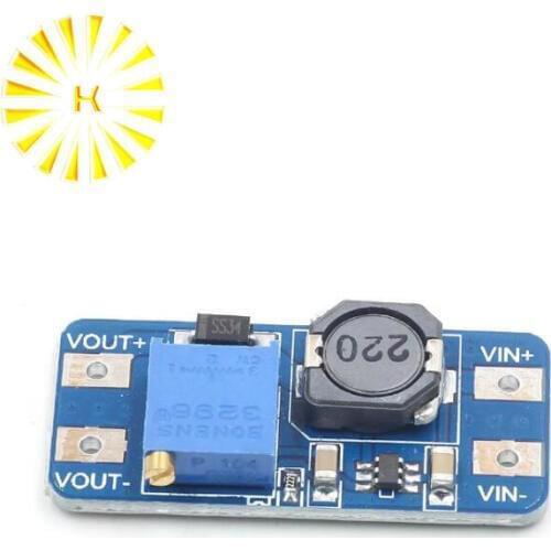 MT3608 DC-DC Step Up Converter Booster Power Supply Module Boost Step-up Board MAX output 28V 2A For Arduino