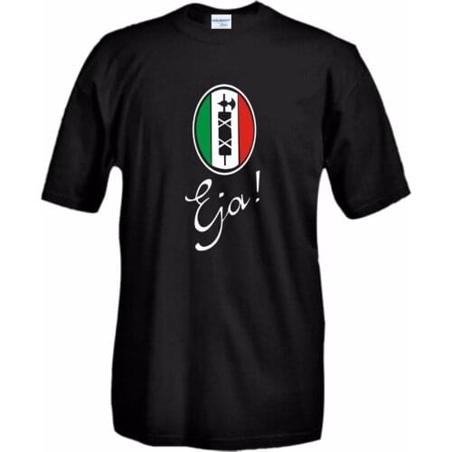 2019 new mens T-shirt printer Eja A03 Scudetto Italy EJA Motti D'Annunzio River Ultras Summer Cool Tee shirt