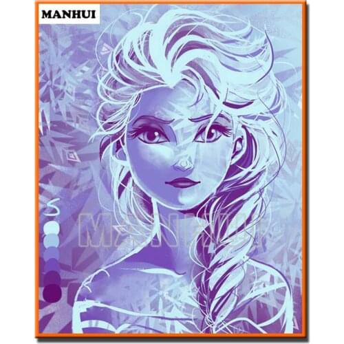 New Diy diamond painting Beautiful girl Mosaic Diamond Cross Painting Stitch diamond painting art mosaic crafts MH424