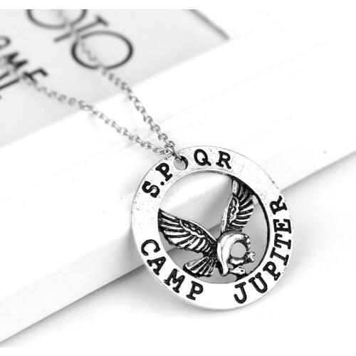 Dongsheng Hot Movie Percy Jackson Camp Half Blood Fly Horse Necklace & Pendant Fan Gift Movies Jewelry Necklace -30