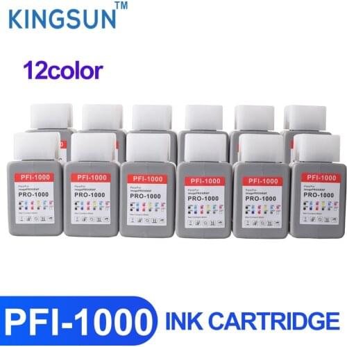PFI-1000 PFI1000 Premium Compatible Printer Color Ink Cartridge Suit for Canon imagePROGRAF PRO-1000 full ink with chip