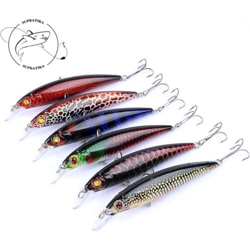 1Pcs 11cm/13.4g Minnow Sea Fishing Baits Wobblers TopWater Fishing Baits Lure Hard Isca Artificial Pescaria Peche Leurre