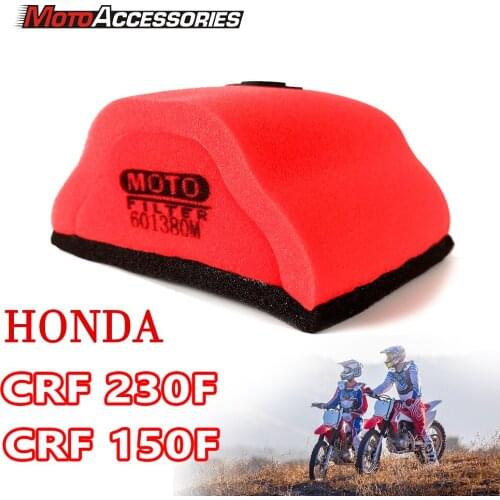 For Honda CRF230F 03-17 CRF150F 03-17 Air Filter Foam Cleaner Moped Scooter Dirt Pit Bike Motorcycle Accessories