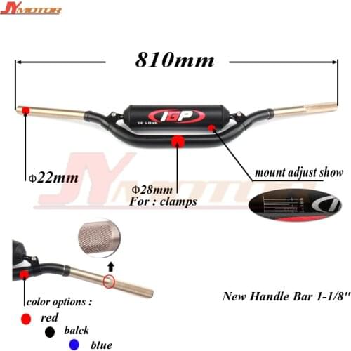 1 1/8" Fat Bar 28mm Handlebars Handle Bar For Motorcycle Motocross Pit Dirt Bike ATV CRF YZF KLX RMZ EXC
