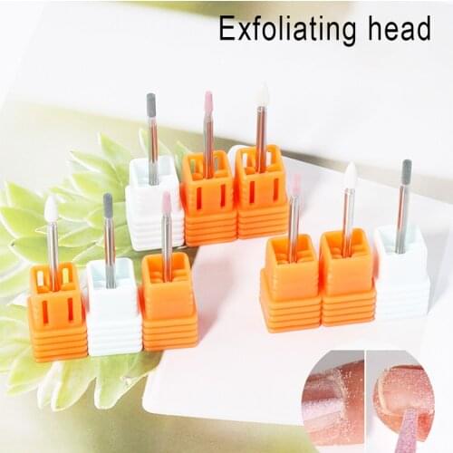 1pcs Corundum Nail Drill Bits 3/32" Rotary Ceramic Stone Burr Cutters for Manicure Nails Accessories Tool