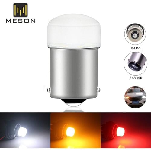 1Pc P21W P21 5W LED Bulb 1156 1157 BA15S BAY15D Led Car Signal Lamp R5W R10W DRL Daytime Running Light 12V Auto White Yellow Red