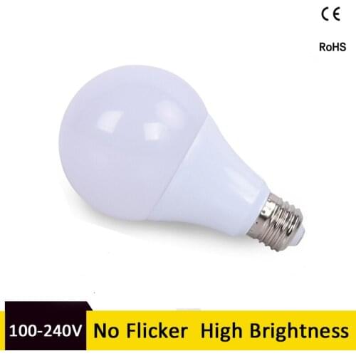 10pcs E27 led Bulbs SMD2835 3W 6W 9W 12W 15W 18W 110V 220V 6000k LED Bulb Screw in Lampada Cold Warm White for Living Room