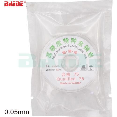 100m 0.04 0.05mm Alloy Gold Molybdenum Wire Cutting Line LCD Display Screen Separator Repair 300roll/lot