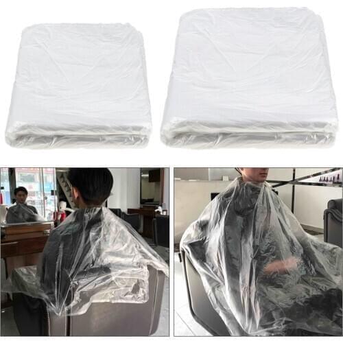 100x Large Disposable Hair Cutting Cape Gown Hairdresser Barber Capes Gowns