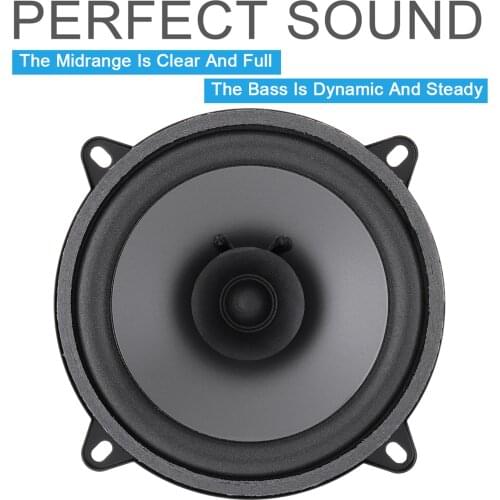 1x 5'' 4Ohm 400W Car Coaxial Speaker Vehicle Door Auto Audio Music Stereo Full Range Frequency Hifi Speakers