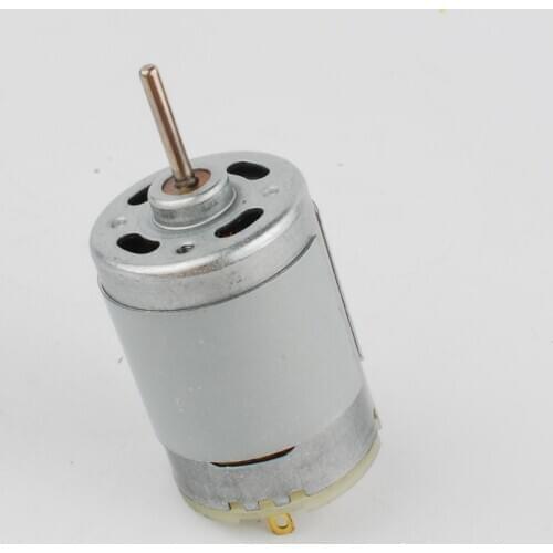 2pcs Strong magnetic, high speed, large torque DC12V-24V long shaft 545 motor for DIY model driver electric drill motor
