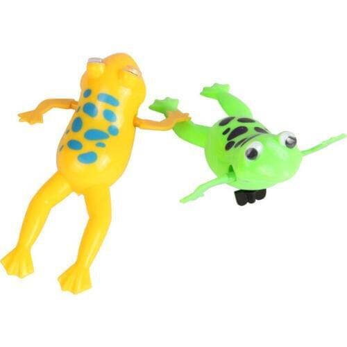 2017 NEW SALE Baby Kids Bath Toy Clockwork Wind Up Plastic Swimming Frog Battery Operated Pool Bath for Kids Baby