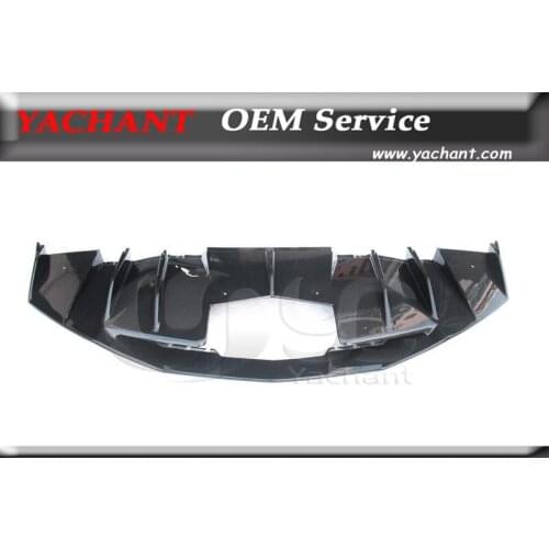 Car-Styling Dry Carbon Fiber Rear Bumper Rear Diffuser Fit For 2011-2014 Aventador LP700-4 OEM Style Rear Diffuser