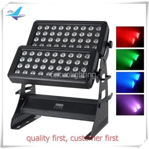 Flight case package 2pcs/lot IP65 Wall Washer 72x10w High Powered LED Outdoor Architectural Color Washing IP 65 fixture