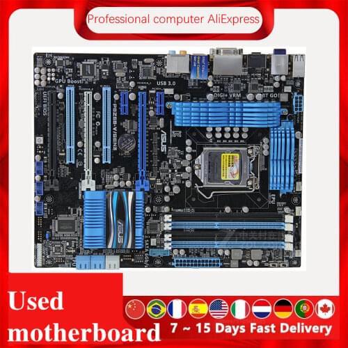 For ASUS P8Z68-V/GEN3 Z68M Motherboard LGA 1155 DDR3 For Intel Z68 P8Z68 Desktop Mainboard SATA II PCI-E X16 Used