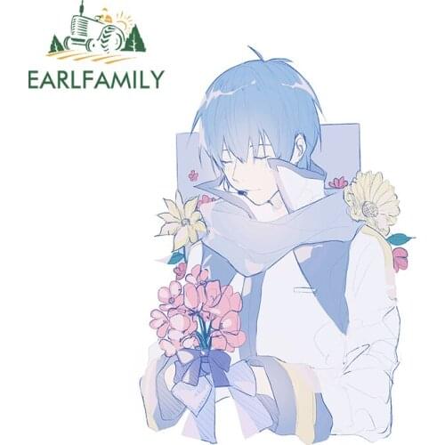 EARLFAMILY 13cm x 11.6cm for Rock Ghost DIY Car Stickers Vinyl Material 3D Funny Waterproof Anime Occlusion Scratch Decal