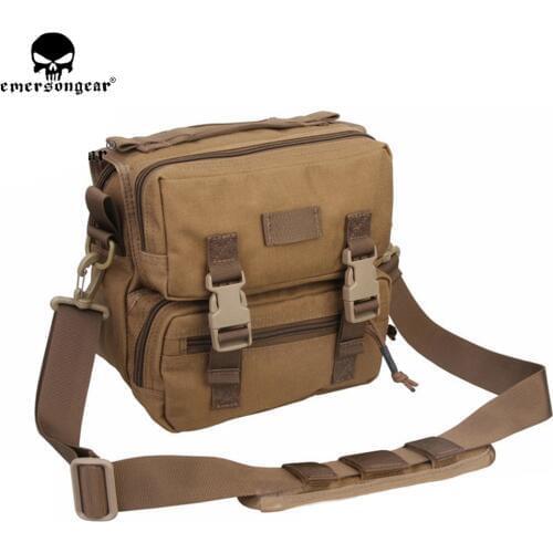 Emersongear Molle Messenger Bag Camouflage Shoulder Bags Camping Hunting Travel Hiking Single Sling Pack Trekking Bag EM5801