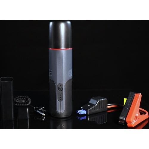 GKFLY 3-IN-1 Multi-functional Car Jump Starter 15000 mAh Safe Car Battery Jump Starter with Suction Handheld Car Vacuum Cleaner