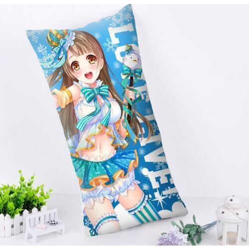 Hobby Express Dakimakura Cover Rectangle Pillow Case Love Live Anime Cute Minami RPC75