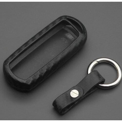 Kutery 10PCS Remote Carbon Fiber Silicone Key Cover Case 3 BTN For Mazda 2 3 5 6 8 Atenza CX5 CX-7 CX-9 MX-5 RX Replace Protect