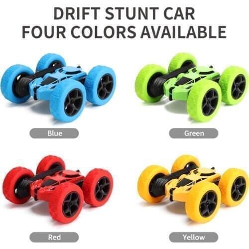 RC Stunt Car 2.4G 4CH Drift Deformation Buggy Roll Car 360 Degree Rotating Double Sided Flip Vehicle Toy For Boys Girls Gift