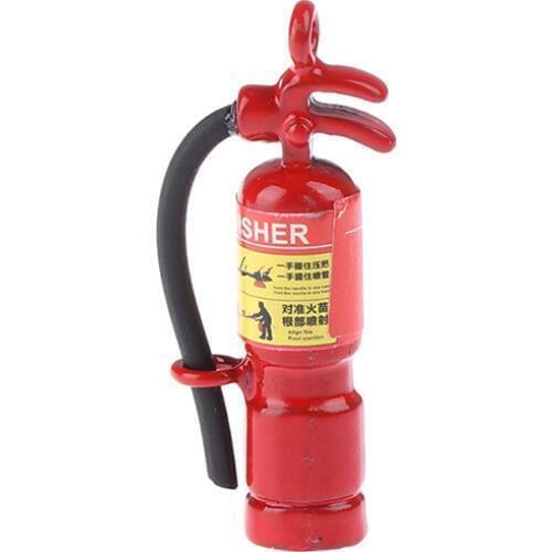 1:6 1:12 Scale mini Fire extinguisher Dollhouse Miniature Toy Doll Food Kitchen living room Accessories