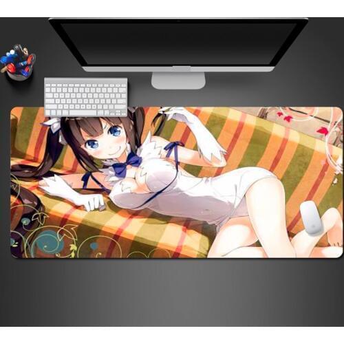 Cute Girl Girl Theme Animation Mouse Pad High Quality Washable Wear-Resistant Game Printing Pad Game Accessories Keyboard Mats