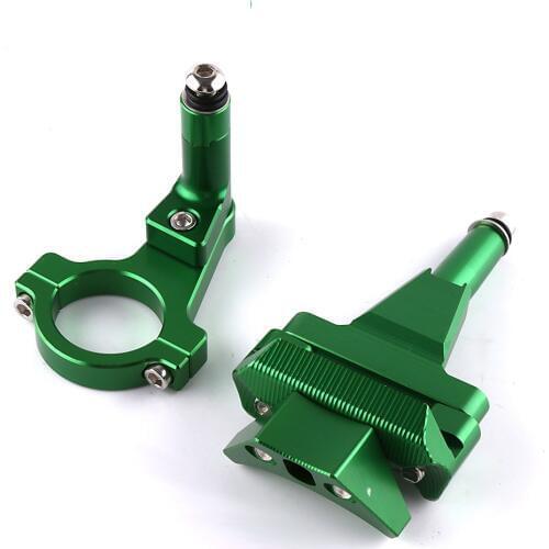 Motorcycle Aluminum Steering Damper Stabilizer Mounting Kit For Kawasaki ER6F Ninja650 2012-2016 ER4F Ninja400 2014-2016