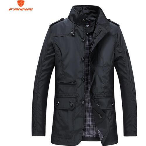 2018 Brand New arrival mens jacket Slim Fit high quality Mens autumn clothing man Jackets zippers warm cotton quilted jacket