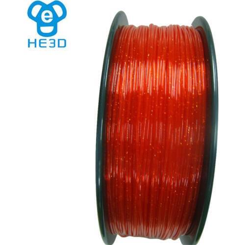HE3D 3D printer twinkling filament 1.75mm 1Kg plastic Rubber Consumables 3D printing Material