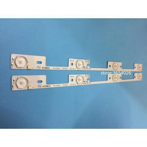 New 200Pieces/lot LED backlight bar for KONKA KDL39SS662U 35018339 327mm 4 LEDs( 1 LED 6V)