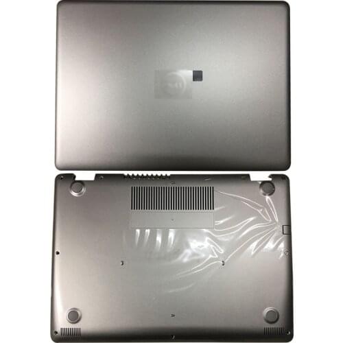NEW For Dell Inspiron 14 3000 3480 3482 Laptop Case LCD Back Cover/Bottom Case Black Silver