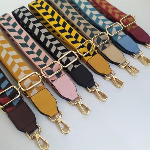 New Bag Strap Belt Two-color Replacement Wide Straps for Crossbody Bag Accessories Nylon Shoulder Strap for Bags