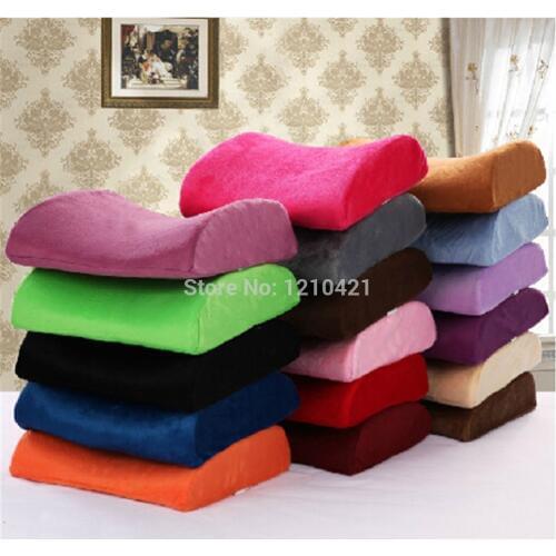 1pcs Portable Ideal Therapy Lumbar Cushion Support Pillow High Quality Memory Foam Back Cushion for Car Seats Office Seats sofa