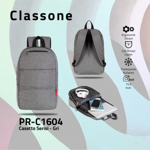 Pr-c1604 15.6 Backpack-gray PR-C1600